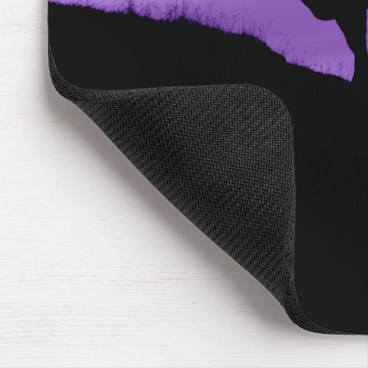 Lila Kuh Mousepad (Ecke)