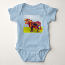 Lila Kuh Onesy