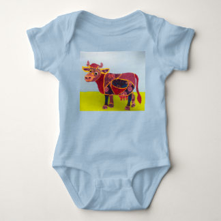 Lila Kuh Onesy Baby Strampler