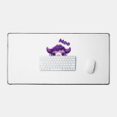 Lila Kuh Oversifizierter T - Shirt Schreibtischunterlage (Tastatur & Maus)