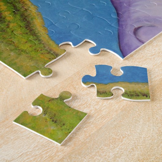 Lila Kuh Puzzle (Seite)