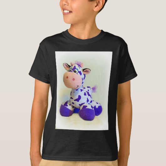 Lila Kuh T-Shirt (Vorderseite)