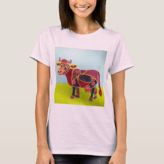 Lila-Kuh-T-Shirt T-Shirt
