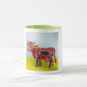 Lila Kuh Tasse (Zentrum)
