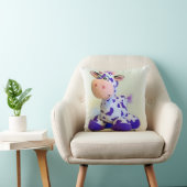 Lila Kuhkissen Kissen (Stuhl )