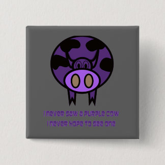 Lila Kuhknopf Button
