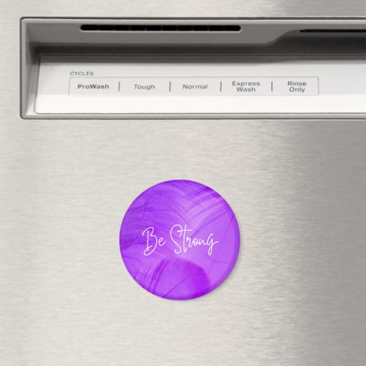 Lila Kühlschrankmagnet (In Situ (Geschirrspüler))