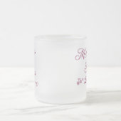 Lila kundengerechte Mutter der mattierten Tasse (Mittel)