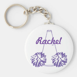 Lila, kundenspezifische Schlüsselkette Schlüsselanhänger