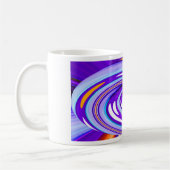 Lila Kunst Kaffeetasse (Links)