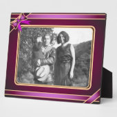 Lila Kunstgalerie Fotoplatte (Seite)