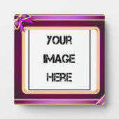 Lila Kunstgalerie Fotoplatte (Vorderseite)