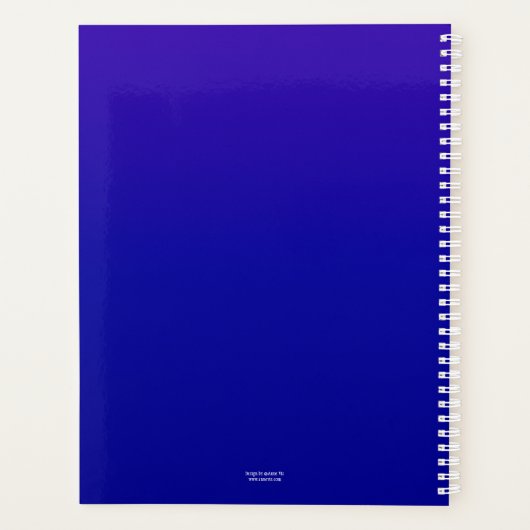 Lila Kunstlehrer Planer (Rückseite)