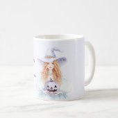 Lila Kürbis-Rotfuchs Kaffeetasse (VorderseiteRechts)