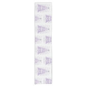 Lila Kurzer Tischläufer (Vorderseite)