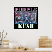 LILA KUSH POSTER (Küche)