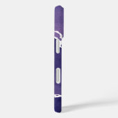 Lila Küstengewässer Case-Mate iPhone Hülle (Rückseite / Rechts)