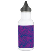 Lila Labyrinth Edelstahlflasche (Links)
