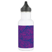 Lila Labyrinth Edelstahlflasche (Rechts)