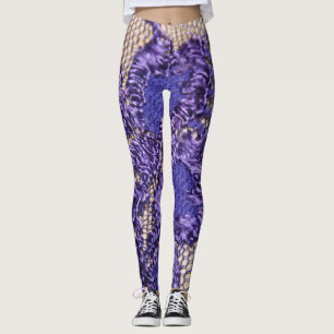lila Lacey Wäscheblick Leggings