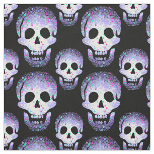 Lila Lachen Schädelhaken Witch® Pagan Wiccan Stoff