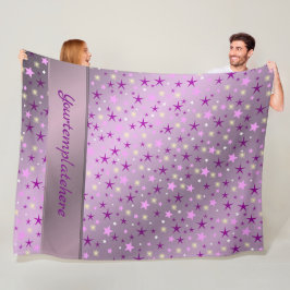 lila, lachend, glücklich, Sterne, Regenbogen, Fleecedecke