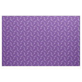 Lila Lacrosse White Sticks Gemustert Stoff (Fat Quarter (45,7 x 55,9 cm))