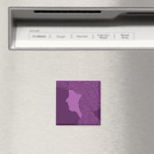 Lila Lady Magnet (In Situ (Geschirrspüler))
