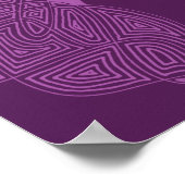 Lila Lady Poster (Ecke)