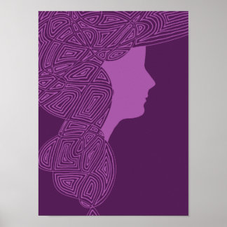 Lila Lady Poster