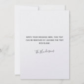 Lila Laelia-Orchideen Dankeskarte (Rückseite)