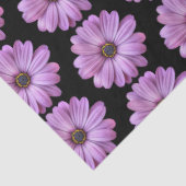 Lila Lage auf Schwarztissue-Papier Seidenpapier (Detail)