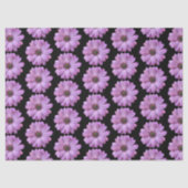 Lila Lage auf Schwarztissue-Papier Seidenpapier (Vorderseite)