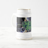 Lila Lampe Bierglas (Vorderseite Links)