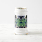 Lila Lampe Bierglas (Mittel)