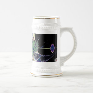 Lila Lampe Bierglas