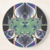 Lila Lampe Getränkeuntersetzer (Vorne)