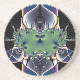 Lila Lampe Getränkeuntersetzer