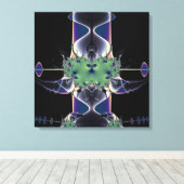 Lila Lampe Leinwanddruck (Insitu (Holzboden))