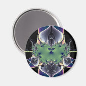 Lila Lampe Magnet (Vorderseite/Rückseite)