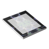Lila Lampe Notizblock (angewinkelt)