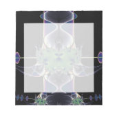 Lila Lampe Notizblock (Vorderseite)