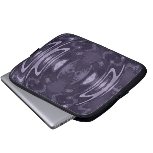 Lila Laptop-Sieb Laptopschutzhülle (Vorne Knopf)