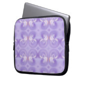 Lila Laptop-Sieb Laptopschutzhülle (Vorderseite Links)