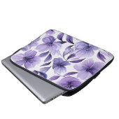 Lila Laptopschutzhülle (Vorne Knopf)