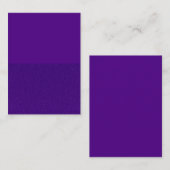 Lila Lärm-Visitenkarten - individuell anpassbare Visitenkarte (Vorne/Hinten)