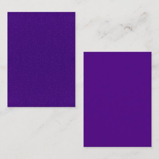 Lila Lärmkarte Visitenkarte (Vorne/Hinten)