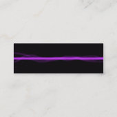 Lila Laser Mini Visitenkarte (Rückseite)