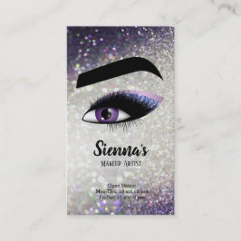 Lila Lashes Auge Visitenkarte