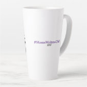 Lila LATTE Milchtasse (Rechte Ecke)
